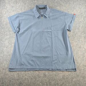 Apparel Collection McDonald's Fast Food Short Sleeve Shirt XL Slate Blue